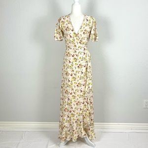Love Lolita Bohemian Gabriella Floral Wrap Maxi Dress Sz. XS